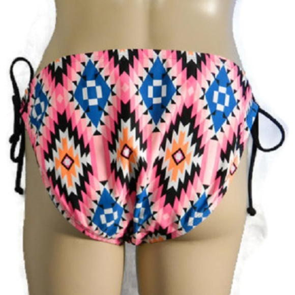 Xhilaration Pink Print Bikini Bottom XL - Picture 2 of 6